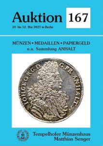 tempelhofer münzenhaus auktion 167